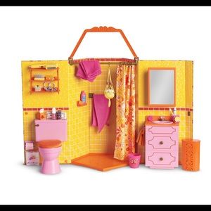 American girl Julie's groovy bathroom